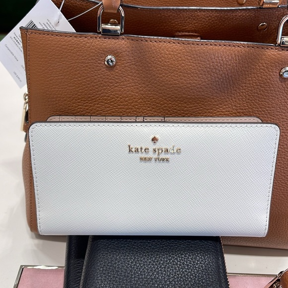 Kate Spade Madison Large Slim Bifold Wallet
Meringue 
NWT - Picture 13 of 16